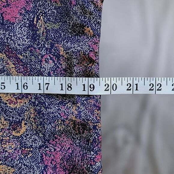 Vtg 90s multicolour snakeskin print button-down blouse - Picture 13 of 15